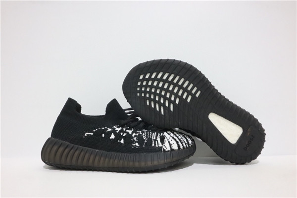 Youth Running Weapon Yeezy 350 Black Shoes 002